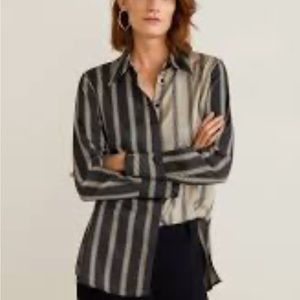 Mango camisa bico button down